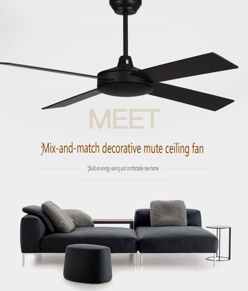 52-Inch Ceiling Fan for Western Restaurants