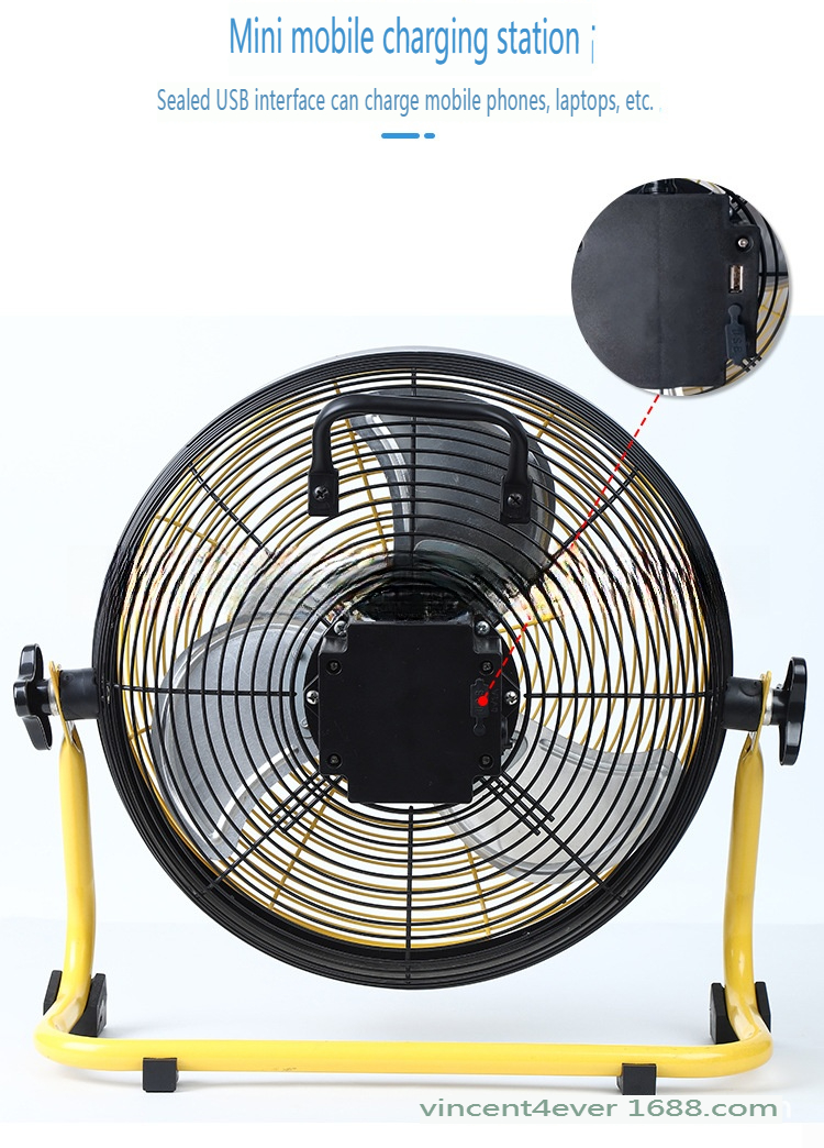 Portable Outdoor Rechargeable Fan 