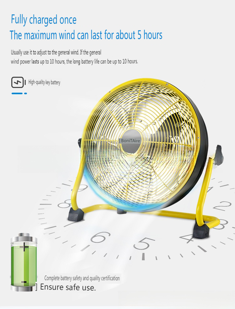 Portable Outdoor Rechargeable Fan 