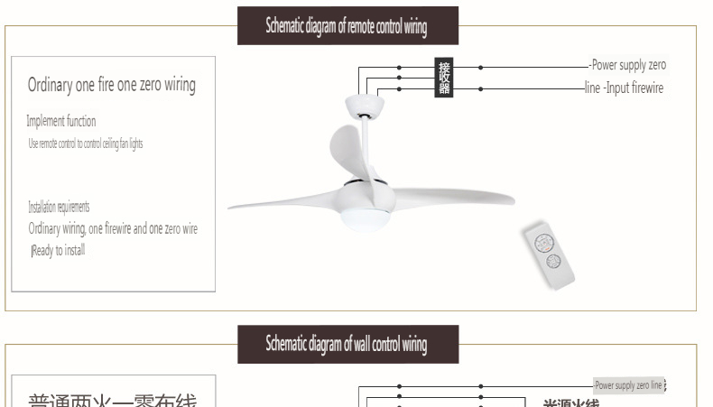 52-Inch LED Ceiling Fan Light