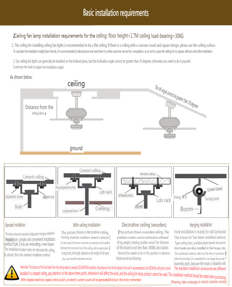 Quiet Home Ceiling Fan