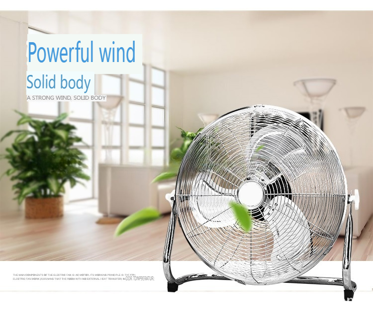 Powerful Industrial Metal Floor Fan