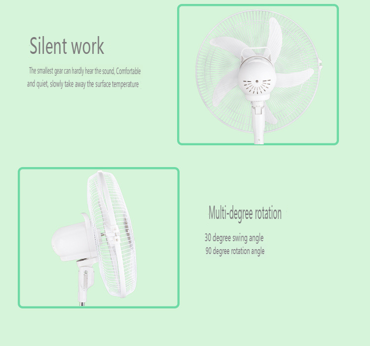 Solar Rechargeable Standing Fan