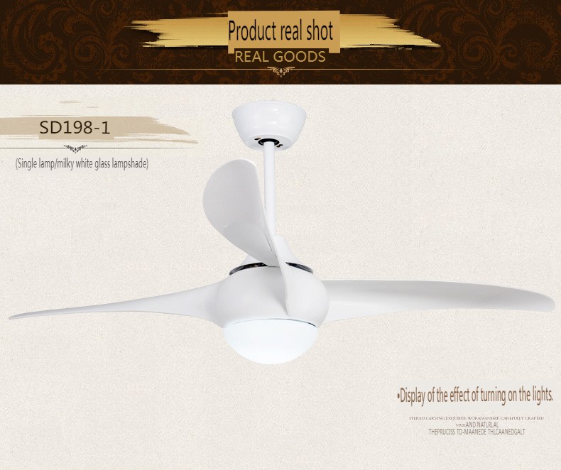 52-Inch LED Ceiling Fan Light