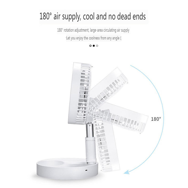 Collapsible Solar Fan with Phone Stand