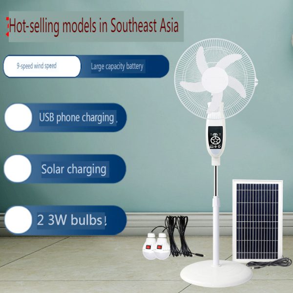 Solar Fan with Remote Control