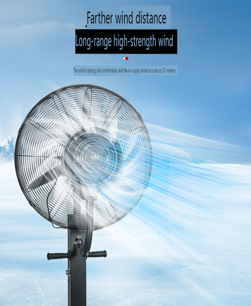 Industrial Misting Electric Fan