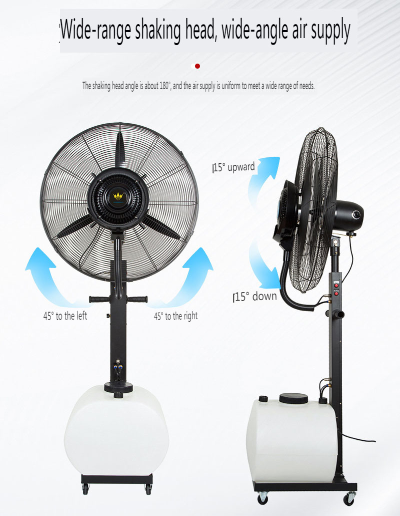 Industrial Misting Electric Fan