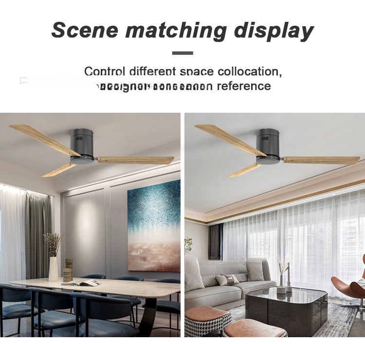 Customizable 52-Inch Waterproof Ceiling Fan Light