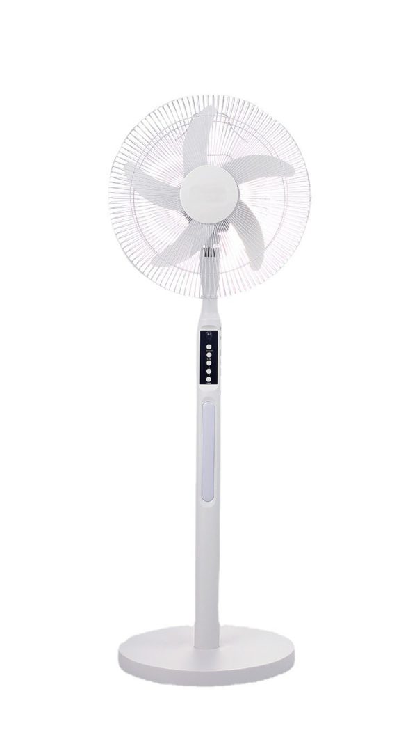 USB Solar Remote Control Rechargeable Floor Fan