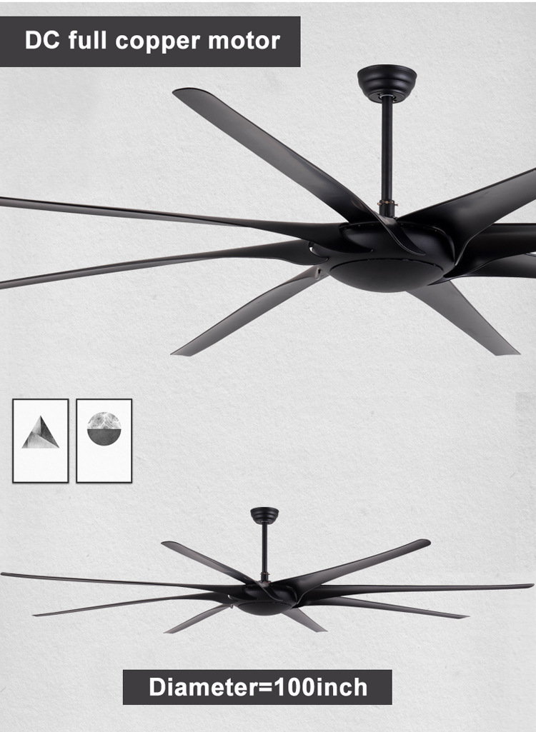 Custom 100-Inch Ceiling Fan Light