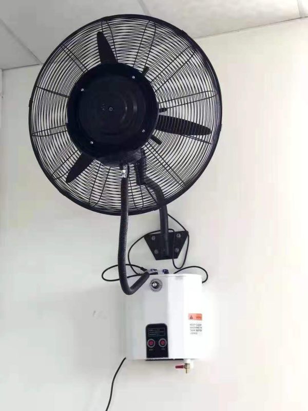 Industrial Wall-Mounted Misting Fan