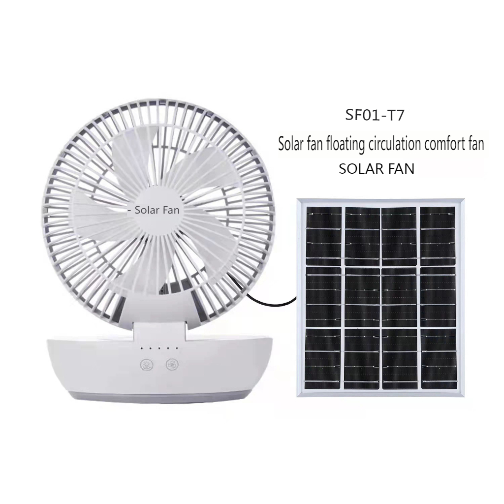 Portable Solar Foldable Desktop Fan 