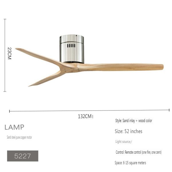 Scandinavian Ceiling Fan Light