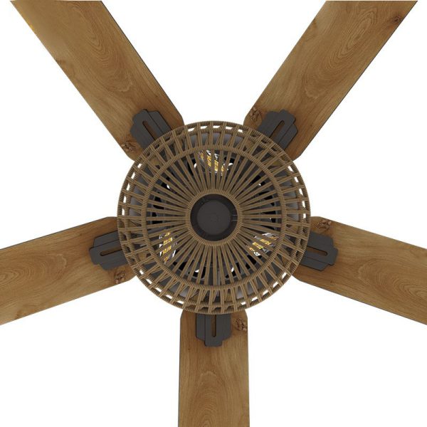 Patio Ceiling Fan Light with Lamp