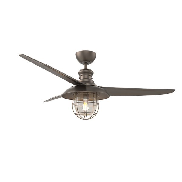 Custom 52-Inch ETL Variable Frequency Patio Fan Light