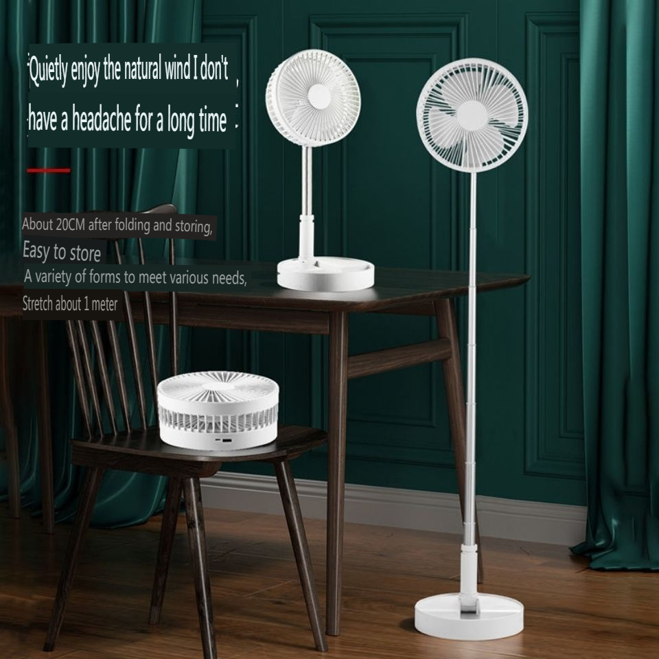 Collapsible Solar Fan with Phone Stand