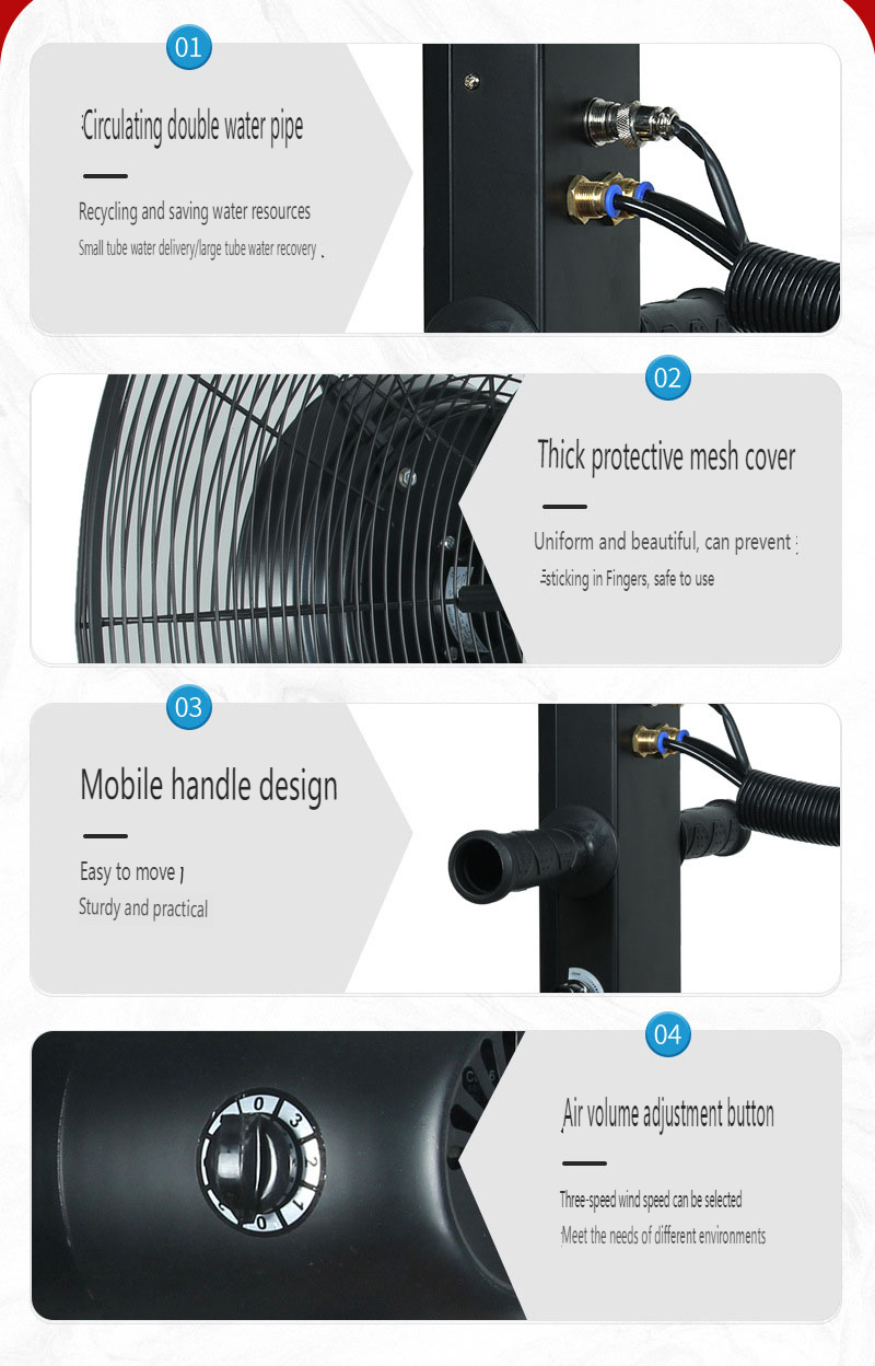 Industrial Outdoor Misting Fan