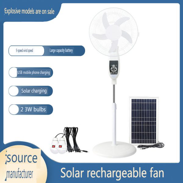 Solar Fan with Remote Control