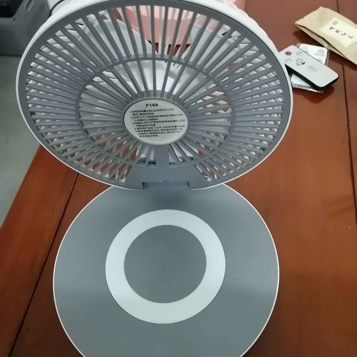 Portable Solar Foldable Desktop Fan 