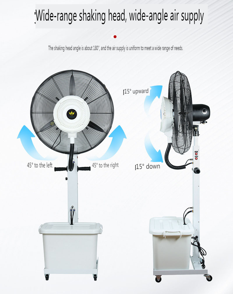 Outdoor mist fan