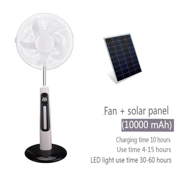 Solar Rechargeable Standing Fan