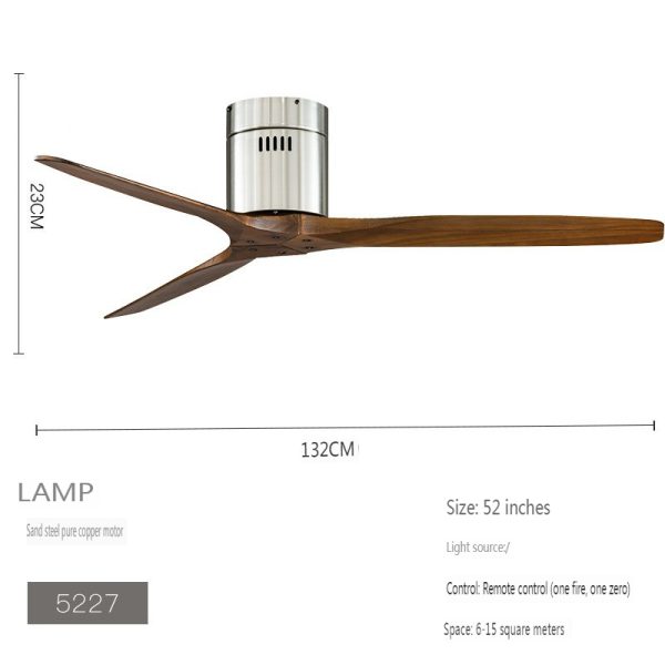 Scandinavian Ceiling Fan Light